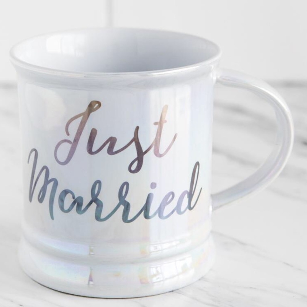 NWT JUST MARRIED MUG
